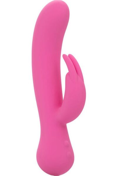 Vibrador rabbit CalExotics First Time Rechargeable Bunny na cor rosa