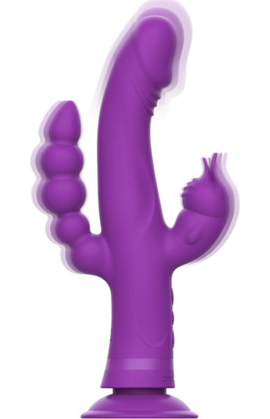 Vibrador rabbit Intense Casanova com três motores