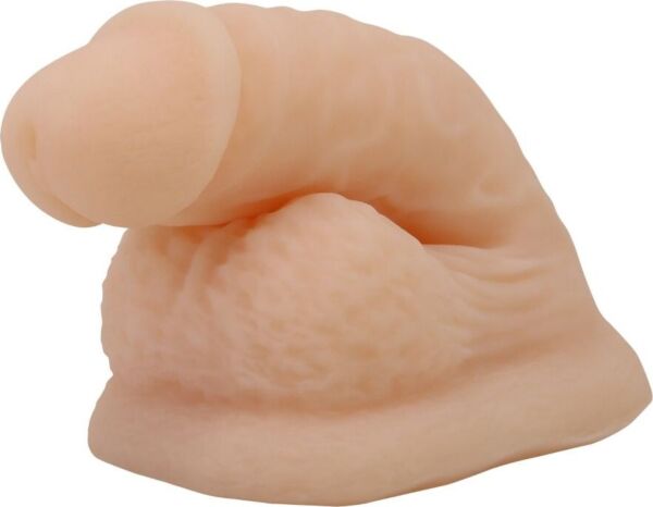 Dildo realista Pretty Love BW-008135N com cabeça saliente, relevo venoso e base com ventosa