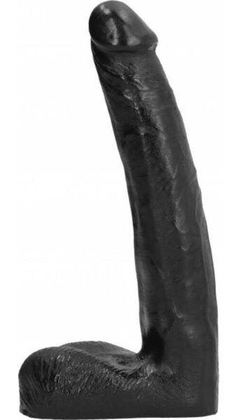 Dildo realista All Black AB04 Luis com superfície texturada