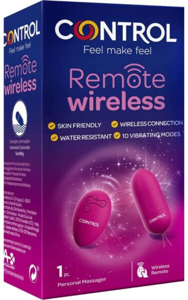 Ovo vibratório Control Remote Wireless com o seu comando sem fios
