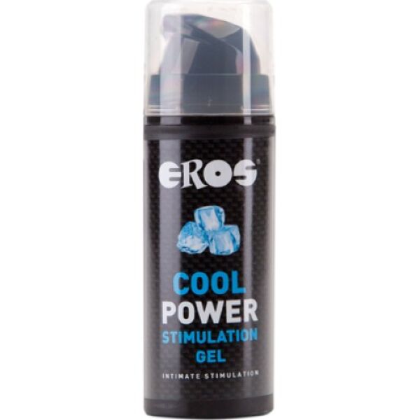 Frasco com doseador do gel estimulante Eros Cool Power 30 ml