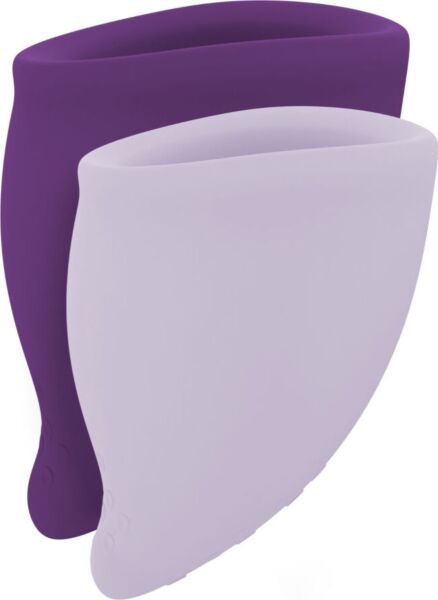 Kit de copos menstruais Fun Cup Explore Kit da Fun Factory, com os tamanhos A e B