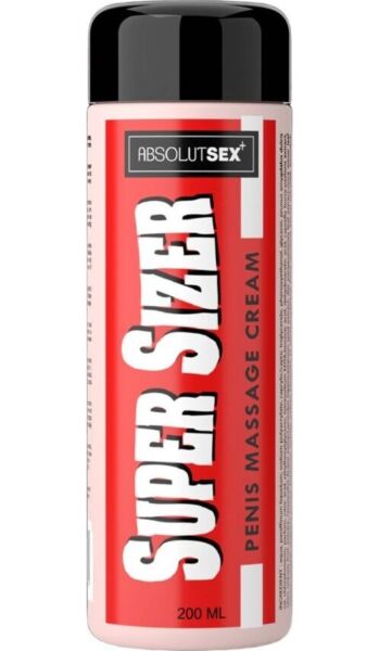 Creme de massagem para o pénis RUF Super Sizer, embalagem de 100 ml