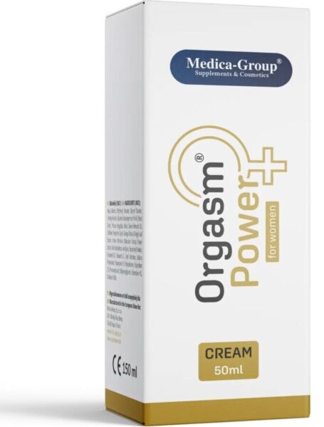 Creme íntimo Orgasm Power For Women da Medica Group, de 50 ml