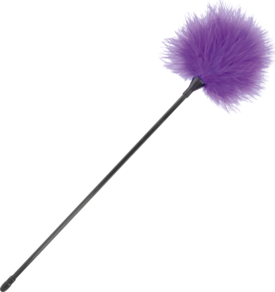Pena estimuladora Darkness de 42 cm com cabo