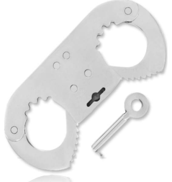 Algemas para dedos Metal Hard Thumb Cuff, de metal