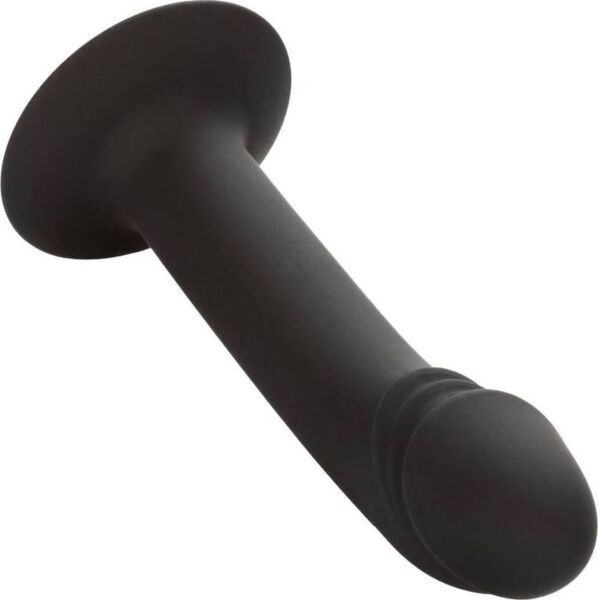 Dildo anal CalExotics Curved Anal Stud, com ponta curva e base com ventosa