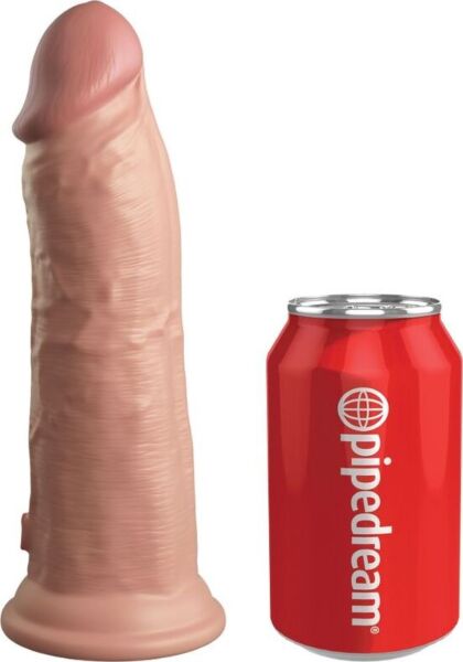 Dildo realista King Cock Elite 20,3 cm de silicone, com base de ventosa