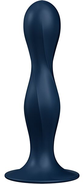 Dildo Satisfyer Double Ball-R com base de ventosa e duas bolas no interior