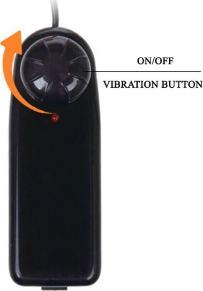 Vibrador realista Baile The Big Penis de 23,5 cm, cor da pele, com ventosa