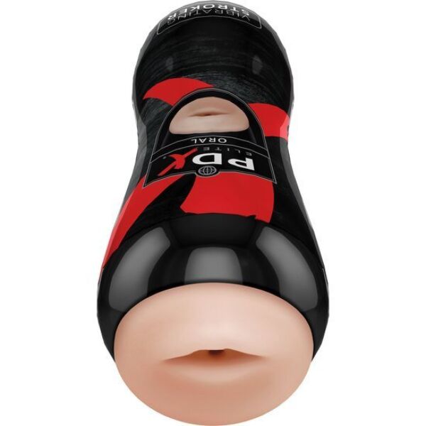 Masturbador boca Pipedream PDX Elite Boca com vibração