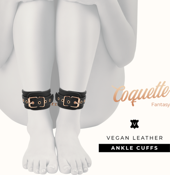 Algemas acolchoadas Coquette Chic Desire Fantasy com fivela e peça de união