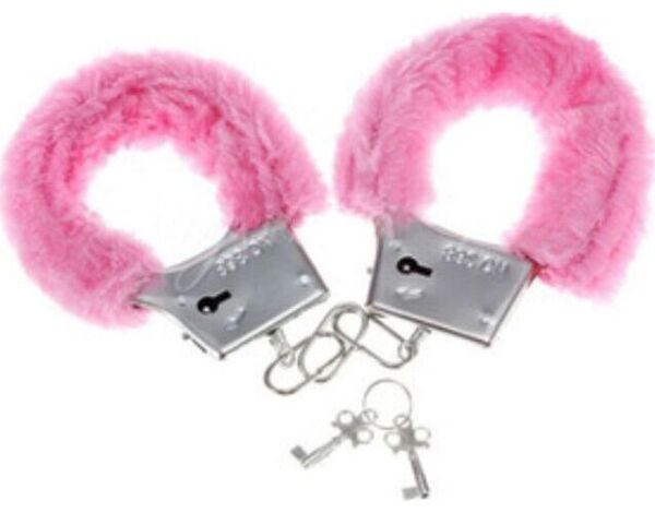 Algemas de peluche Diablo Picante com o respetivo mosquetão