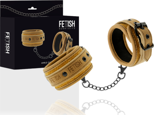 Algemas Fetish Submissive Origin com interior acolchoado e fecho de fivela metálica