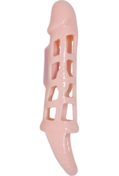 Capa extensora para pénis Pretty Love Harrison com bala vibratória e tira para os testículos