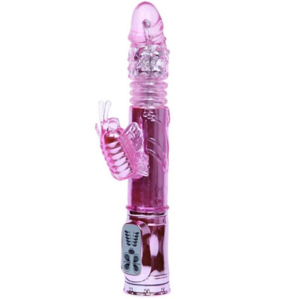 Vibrador rabbit Baile Rabbit Throbbing Butterfly, com o braço para o clitóris