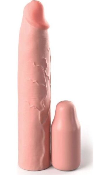 Capa de pénis Fantasy X-tensions Elite da Pipedream, com o seu extensor removível