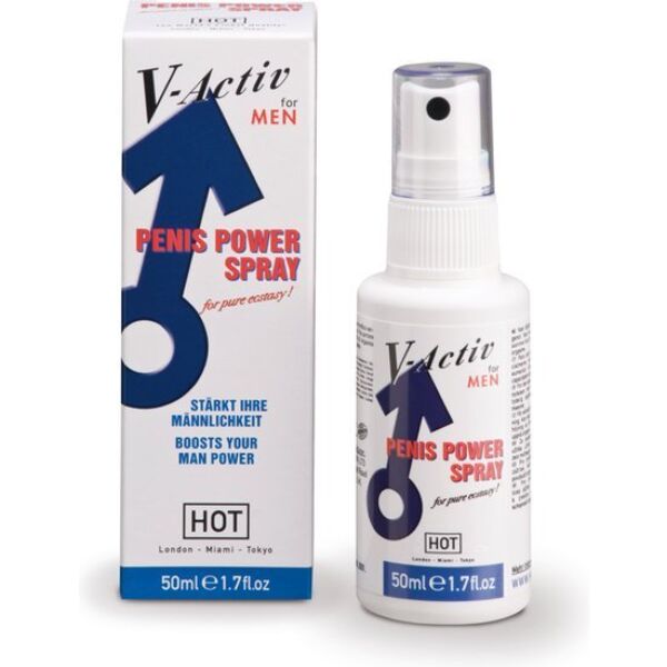 Spray estimulante HOT V-Activ Penis Power Spray de 50 ml