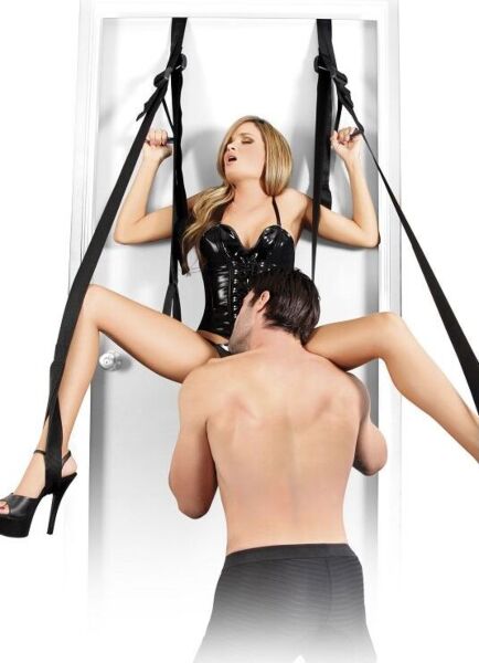 Baloiço sexual para porta Pipedream Fetish Fantasy Deluxe, com assento acolchoado e correias