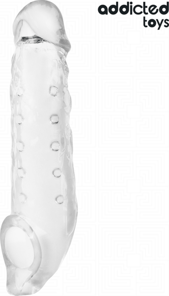 Capa para pénis Addicted Toys M 27 cm, transparente