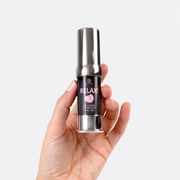 Embalagem airless de 15 ml do gel anal Secret Play Relax