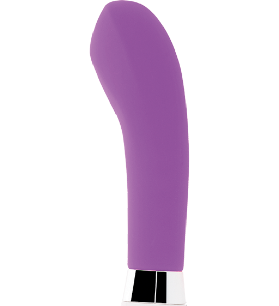 Vibrador curvo para o ponto G Glossy John
