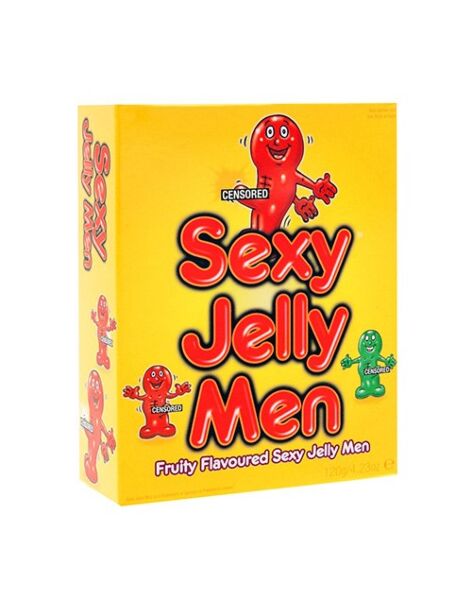 Gomas Spencer & Fleetwood Sexy Jelly Men com forma de boneco com pénis
