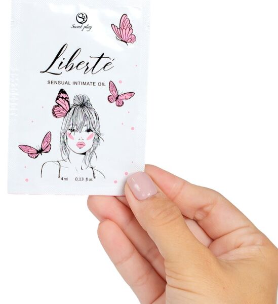 Saqueta monodose do óleo hidratante íntimo Secret Play Liberté