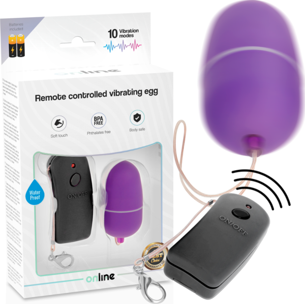 Ovo vibratório Online com o respetivo controlo remoto