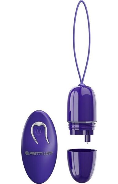 Ovo vibratório Pretty Love Selkie Mini de cor violeta, com controlo remoto