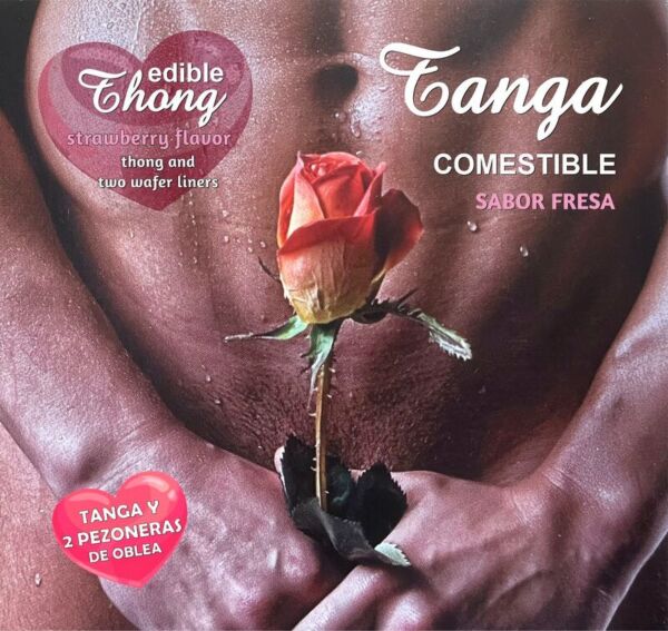 Tanga de hóstia e 2 cobre-mamilos Hotflowers para ele