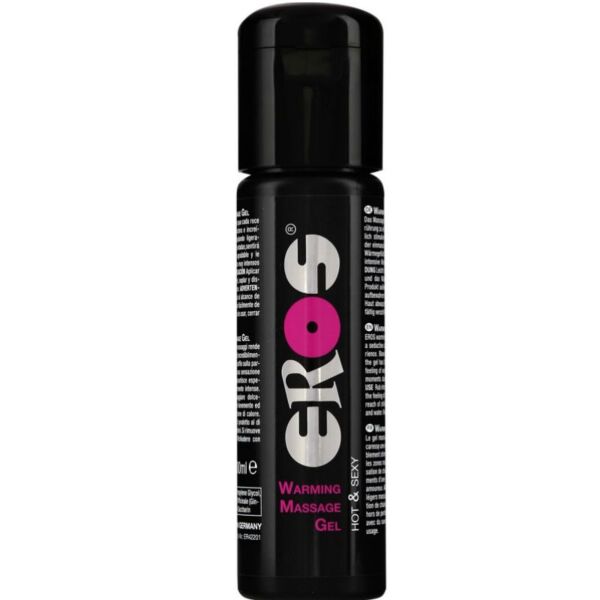 Frasco de 100 ml do gel de massagem Eros Classic Warming Massage Gel