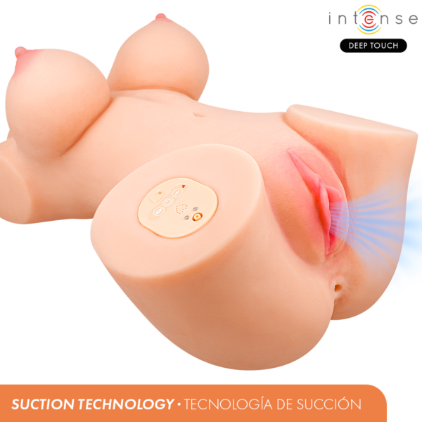 Masturbador Intense Deep Touch Vero Torso com abertura vaginal