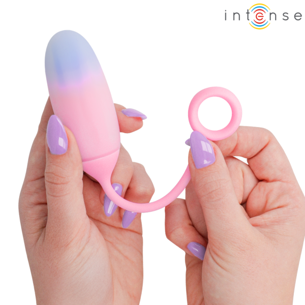 Vibrador de ponto G Intense Pamela, curvo e com acabamento em degradé de cor