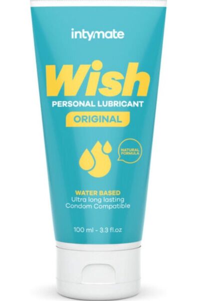 Embalagem de lubrificante Intymate Wish Original de 100 ml