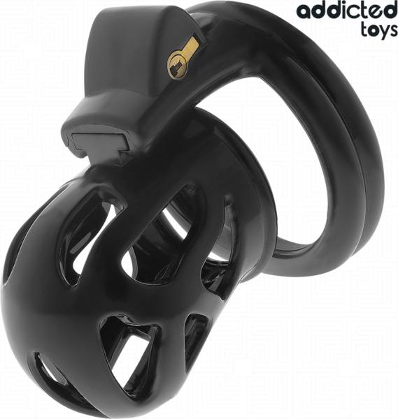 Gaiola de castidade Addicted Toys Locked 7,5 cm com os seus anéis e chaves