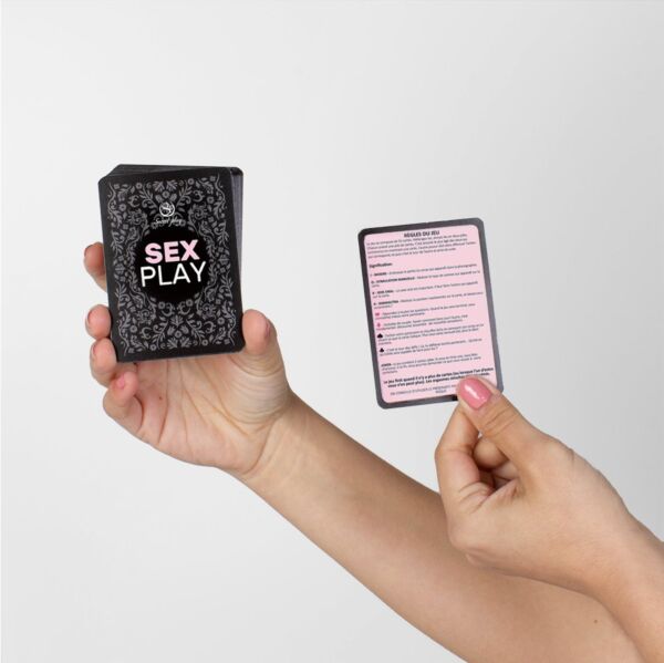 Jogo de cartas eróticas Secret Play Sex Play FR/PT, com a sua caixa