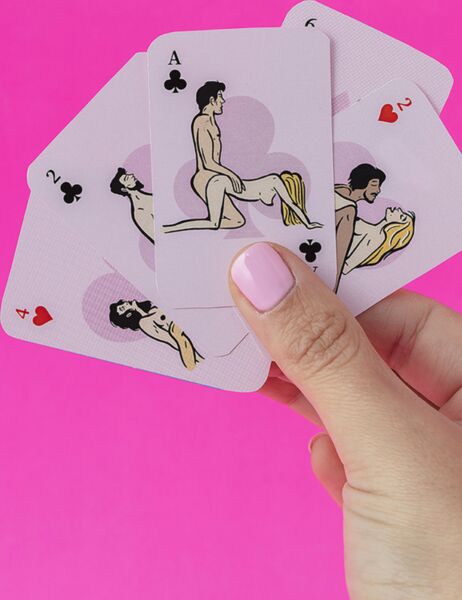 Jogo de cartas eróticas Sexitive Mini Poker XXX Edition com a sua caixa