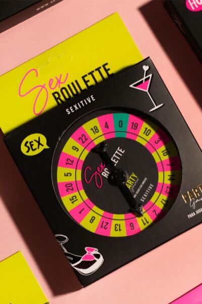 Jogo de tabuleiro erótico Sexitive Sex Roulette Party Game