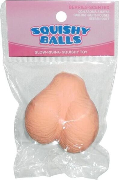 Kheper Games Squishy Balls, testículos de brincadeira cor de pele