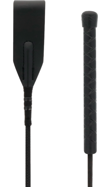 Chicote Darkness de 45 cm com ponta de couro fino