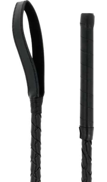 Chicote Darkness 55 cm com ponta, para jogos BDSM