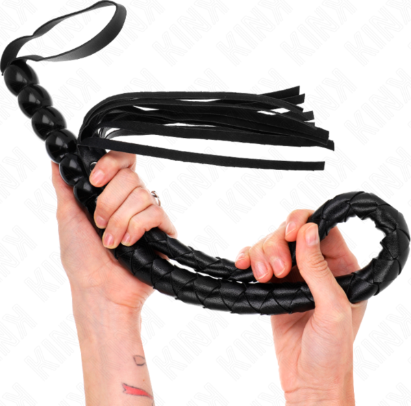 Chicote Kink Beaded Snake Whip tipo serpente, com contas