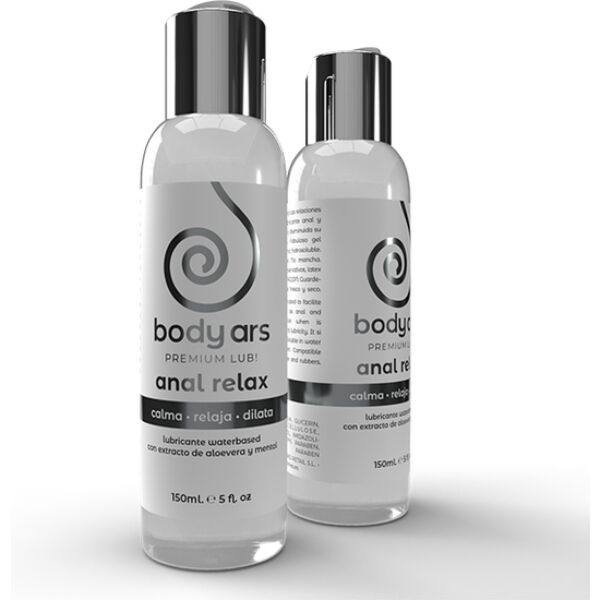 Lubrificante Body Ars Anal Relax em frasco de 150 ml com doseador