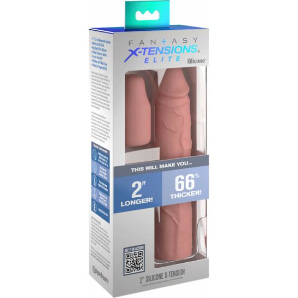 Capa para pénis Fantasy X-Tensions Elite da Pipedream, com extensor amovível