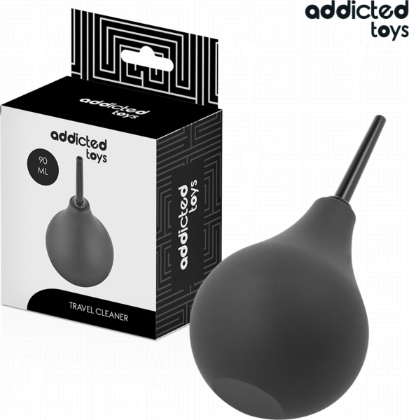 Duche anal Addicted Toys Travel Anal Cleaner com pera flexível