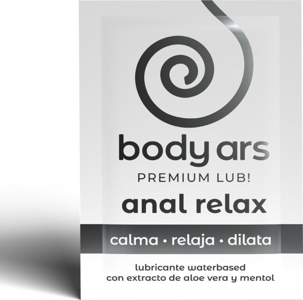 Caixa de 20 saquetas monodose do lubrificante anal Body Ars Anal Relax
