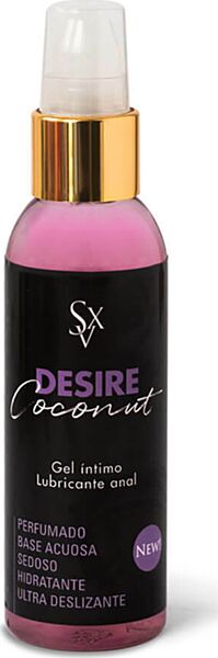 Embalagem de 75 ml do lubrificante Sexitive Desire Coconut com aroma de coco