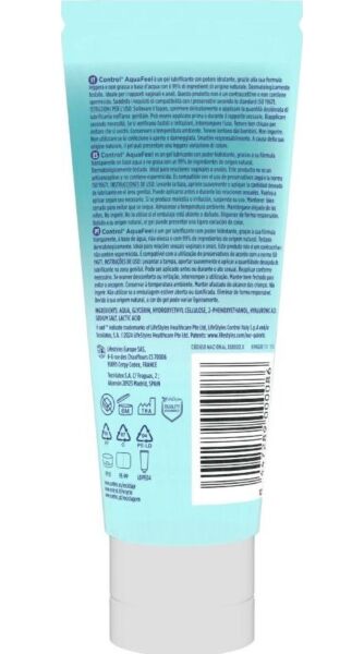 Tubo de lubrificante à base de água Control AquaFeel 80 ml